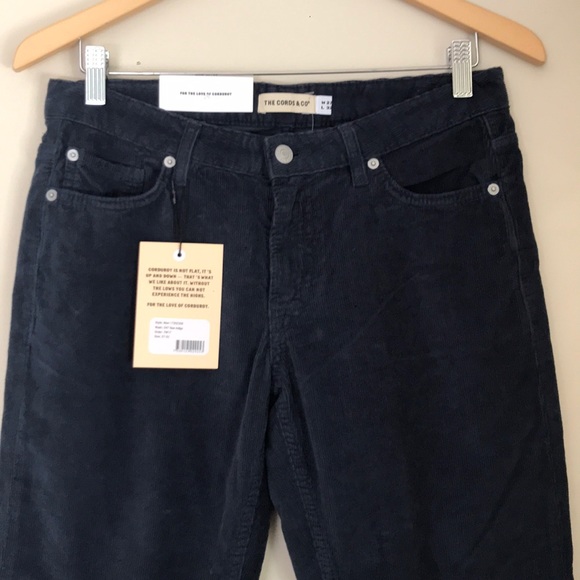 NWT Free People Cropped Blue Cords - Picture 2 of 6